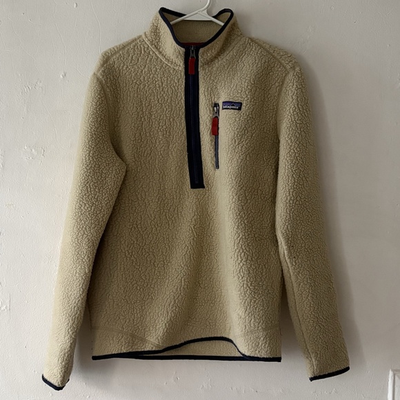 Patagonia Women's Retro Pile Marsupial half zip - Picture 1 of 4